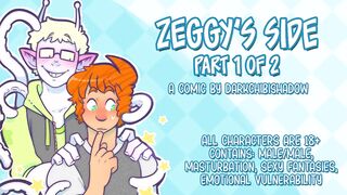 Alien twink daydreams about his hot best friend (Comic) Zeggy’s Side