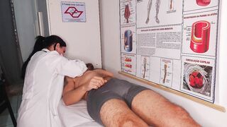 Patient’s erection right in front of the nurse