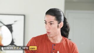 BRAZZERS – Zerella Skies Is Happy To Include Aften Opal’s Stepbrother In Their Naughty Action