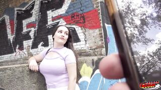 German Scout – Curvy Big Natural Tits Teen Wendy Marvell Pickup Casting Fuck