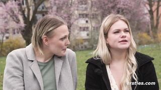 Ersties – The First Time: Sensual Lesbian Strap-on Anal Experience